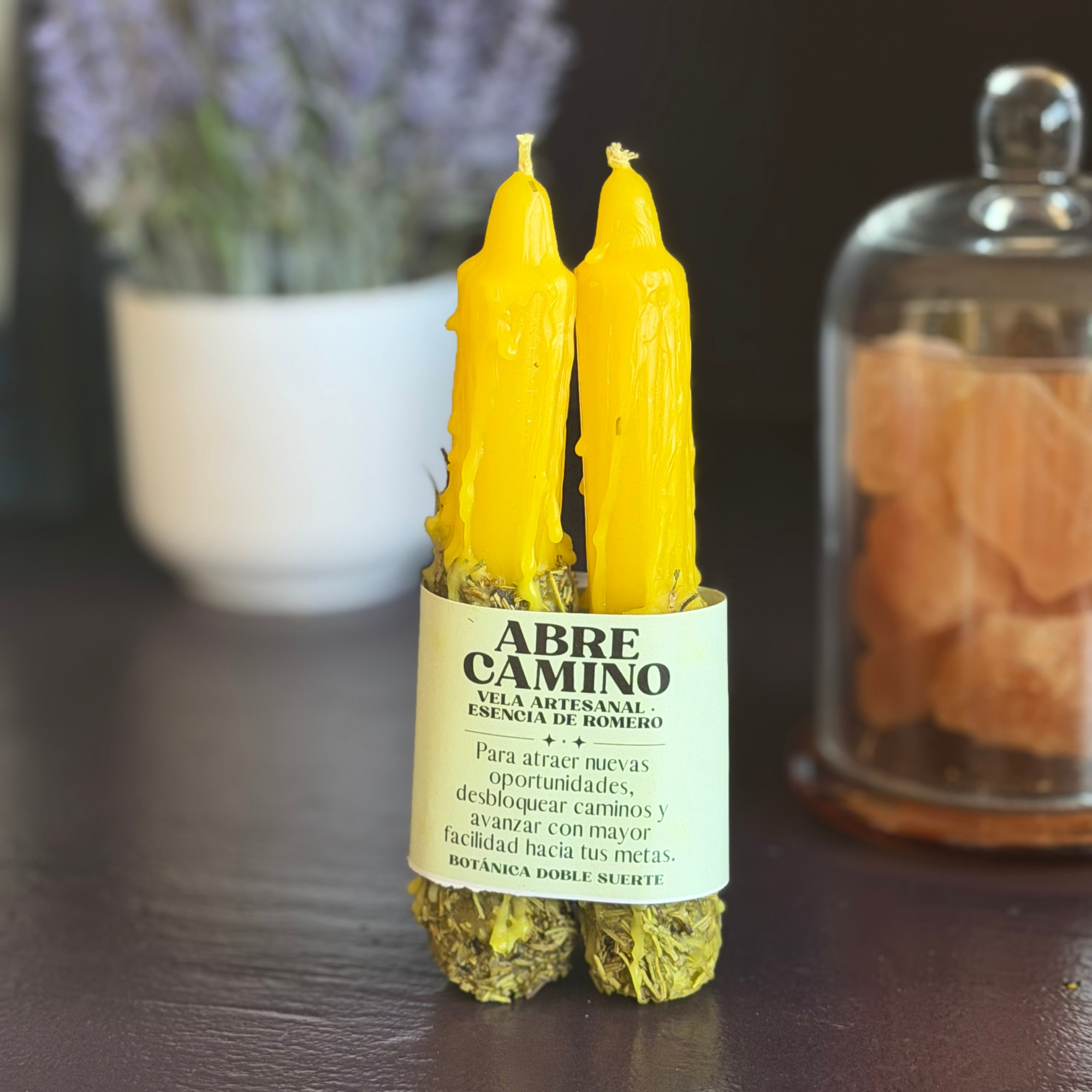 VELAS ARTESANALES "ABRE CAMINO"