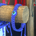 PULSERA ARTESANAL DE OJO TURCO AZUL